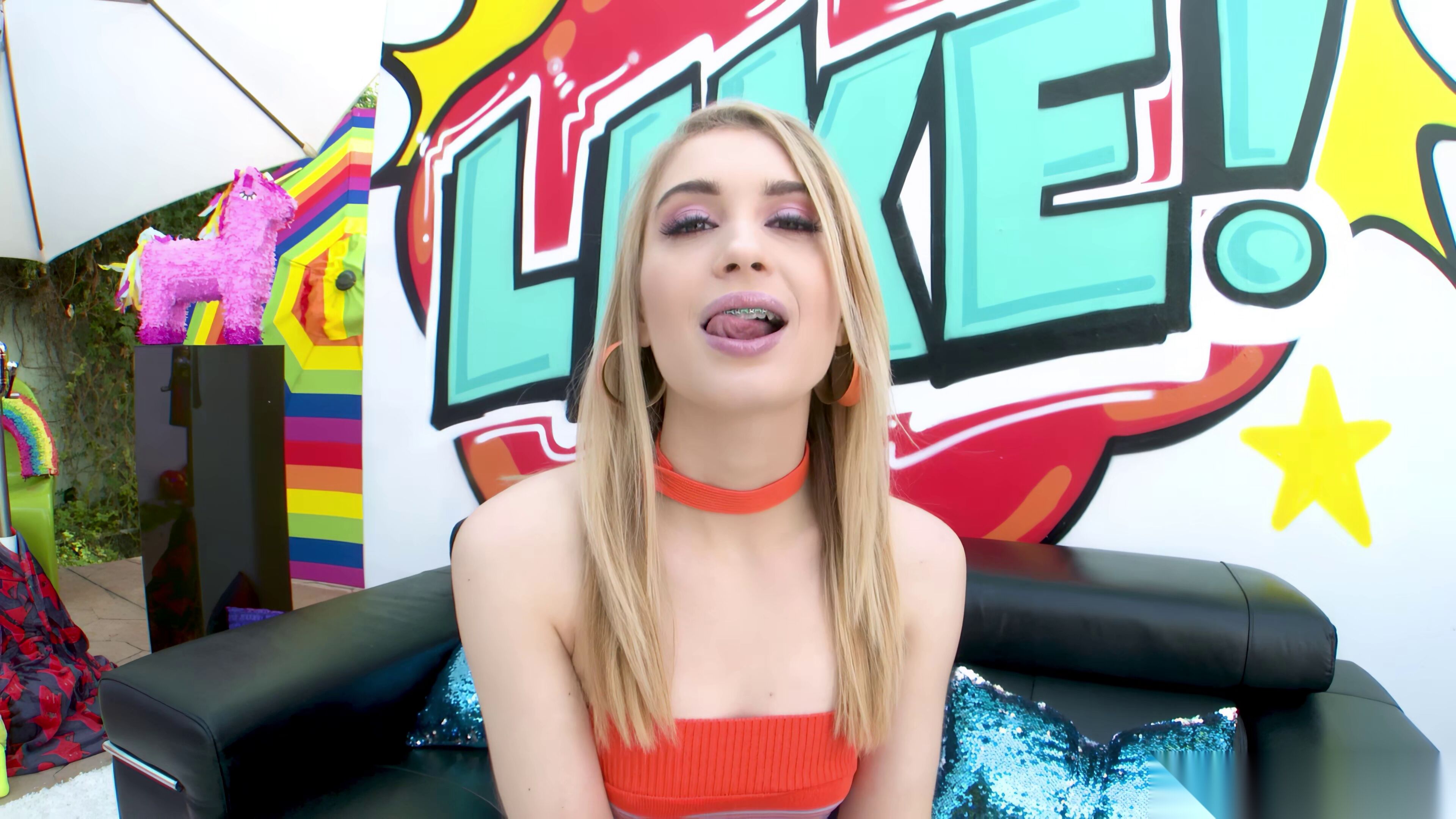 POV Teen Butt Fun Smile